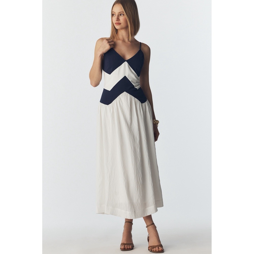 Maeve Sleeveless Twofer Midi Dress NWT SIZE S